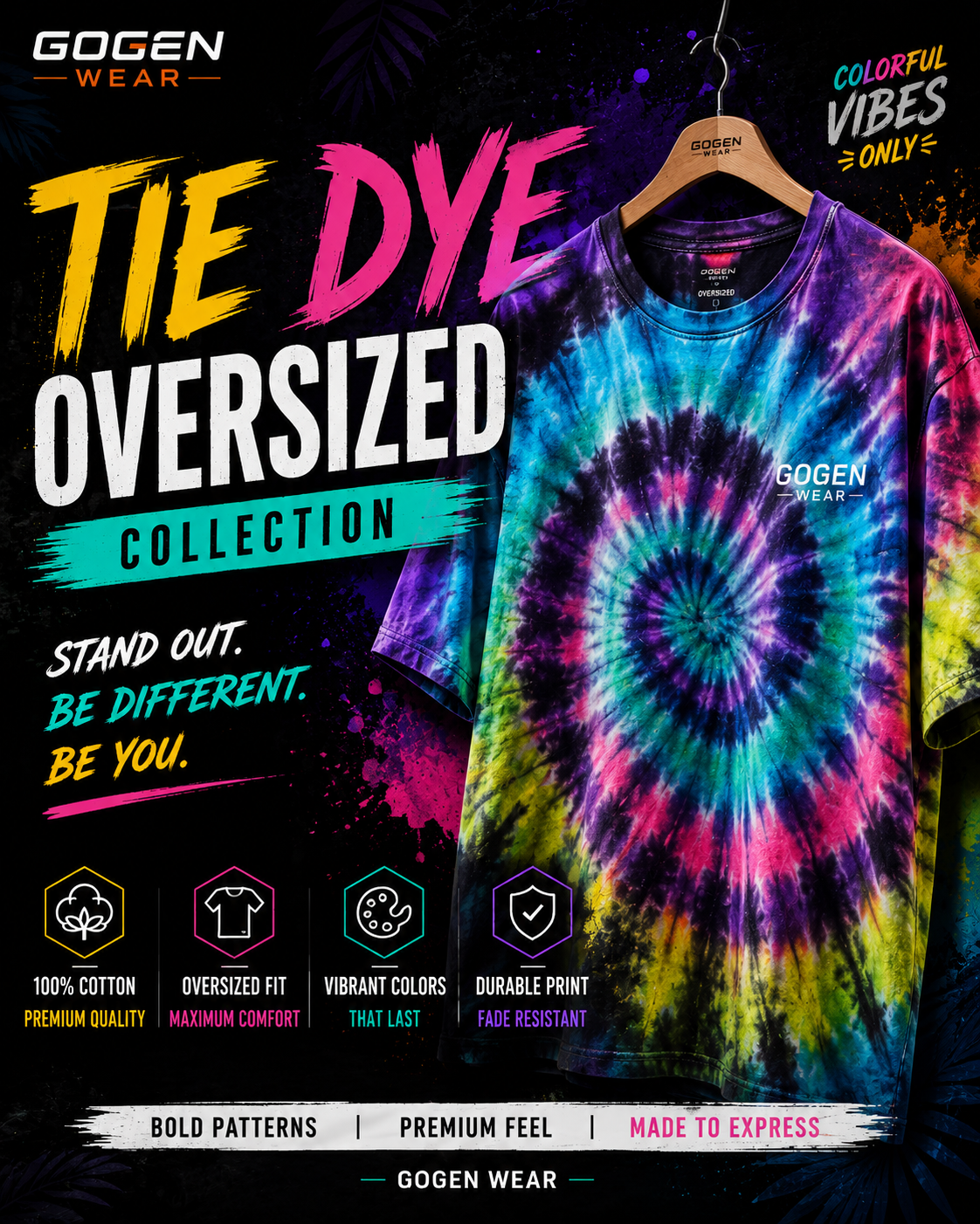 Tie Dye OVERSIZE T-SHIRT